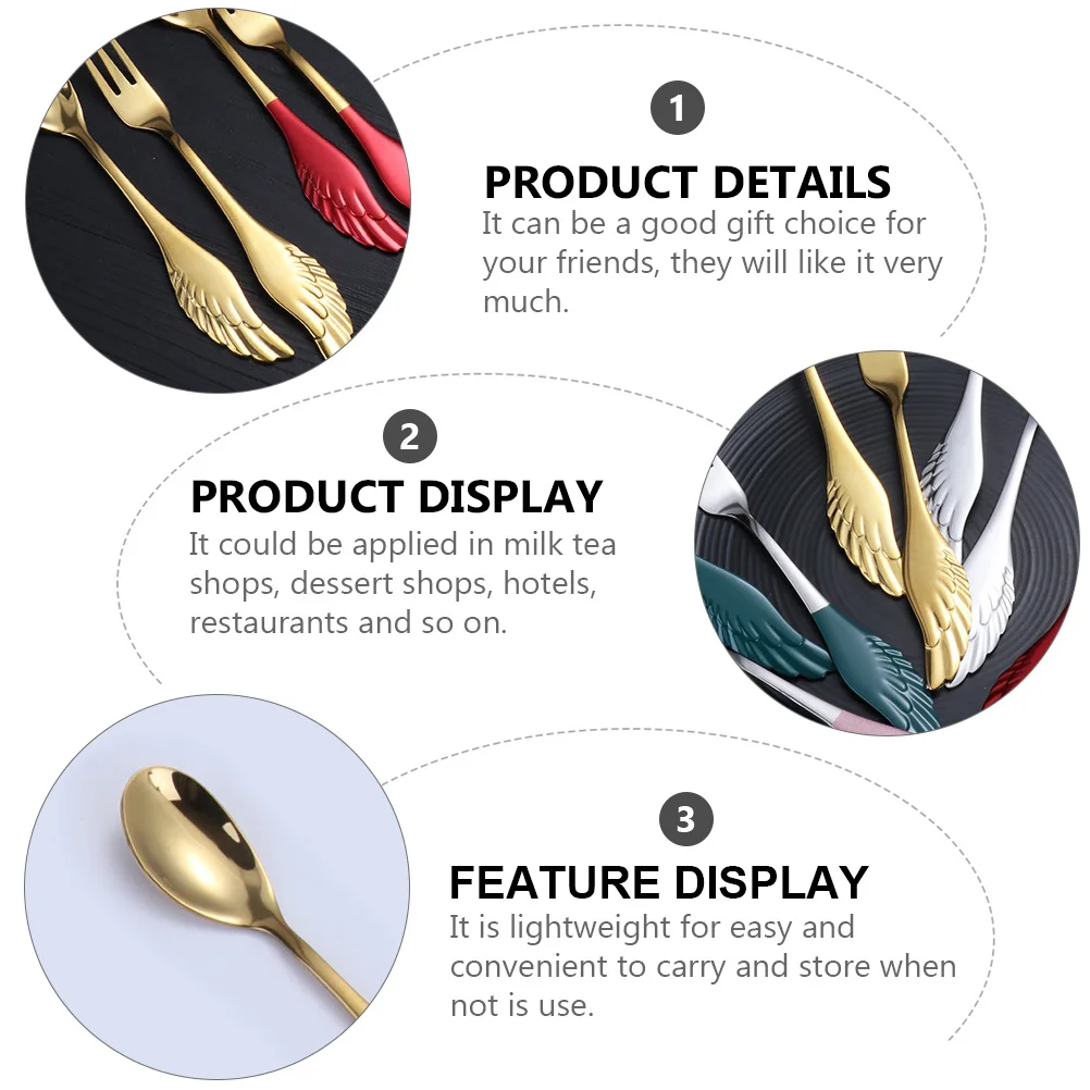 Convenient Metal Fork Spoon Set Good Material Long Time Use Portable Flatware for Various Occasions Easy Carry Store
Convenient Metal Fork Spoon Set Good Material Long Time Use Portable Flatware for Various Occasions Easy Carry Store