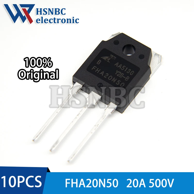 10PCS FHA20N50 20N50 FHA20N50B TO-3P 500V 20A N-channel Power MOSFET Transistor 100% New Original
10PCS FHA20N50 20N50 FHA20N50B TO-3P 500V 20A N-channel Power MOSFET Transistor 100% New Original
