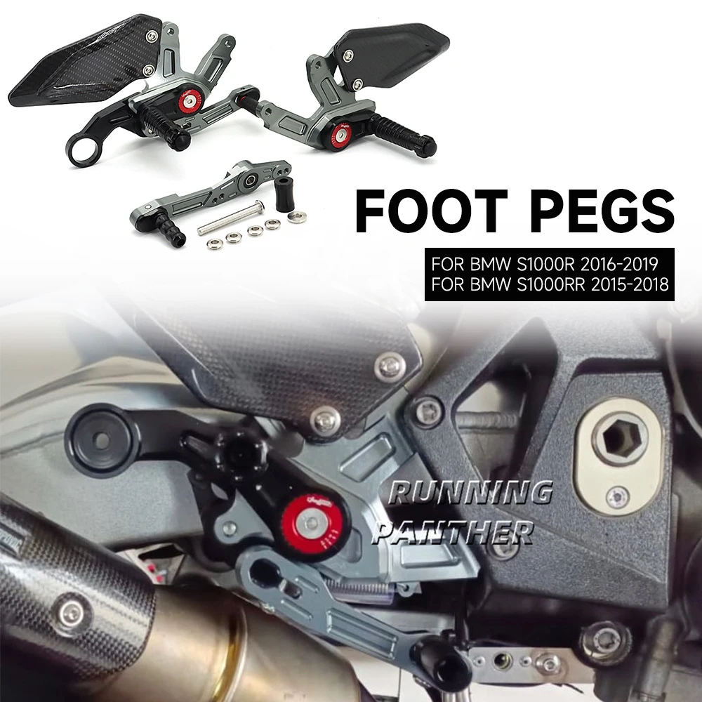 For BMW S1000RR S1000R S1000 RR R Motorcycle Foldable Rearset Carbon Heel Footrests Kit Foot Pegs Rear Set Adjustable Footrest
For BMW S1000RR S1000R S1000 RR R Motorcycle Foldable Rearset Carbon Heel Footrests Kit Foot Pegs Rear Set Adjustable Footrest