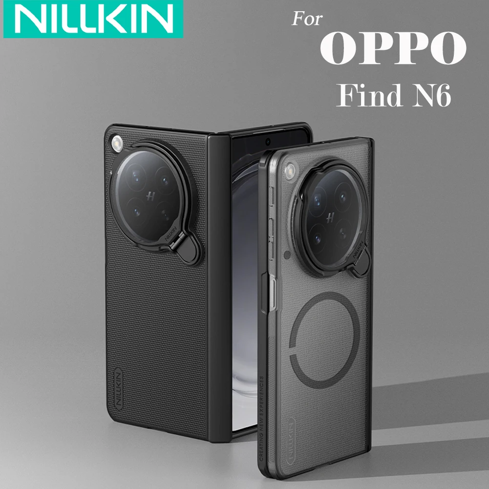 Nillkin for OPPO Find N6 Magnetic Frosted Shield Pro Case PC+TPU 4 Corner Airbags Shockproof Anti-Scratch Phone Cover
Nillkin for OPPO Find N6 Magnetic Frosted Shield Pro Case PC+TPU 4 Corner Airbags Shockproof Anti-Scratch Phone Cover
