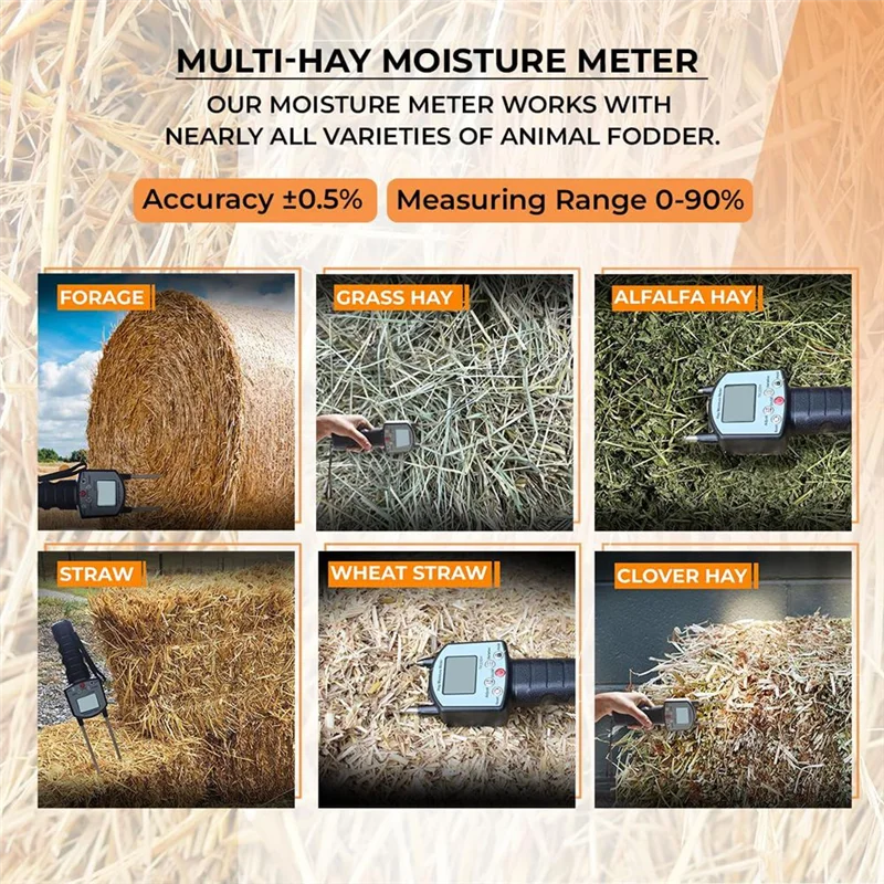 ABJY-Digital Hay Moisture Meter For Farmers: Ensure Top Quality Hay With Real-Time Monitoring
ABJY-Digital Hay Moisture Meter For Farmers: Ensure Top Quality Hay With Real-Time Monitoring