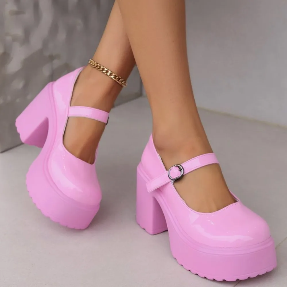 Black Super High Heels Mary Jane Shoes Women 2026 Goth Chunky Platform Pumps Woman Plus Size Ankle Buckle Party Lolita Shoes 42
Black Super High Heels Mary Jane Shoes Women 2026 Goth Chunky Platform Pumps Woman Plus Size Ankle Buckle Party Lolita Shoes 42
