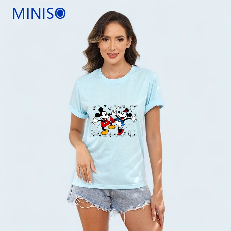 Clothes Trends 2025 Tops & Tees Disney Mickey and Minnie Printed Cotton T-shirt Couples Loose Clothing Custom T Shirt Brands
Clothes Trends 2025 Tops & Tees Disney Mickey and Minnie Printed Cotton T-shirt Couples Loose Clothing Custom T Shirt Brands