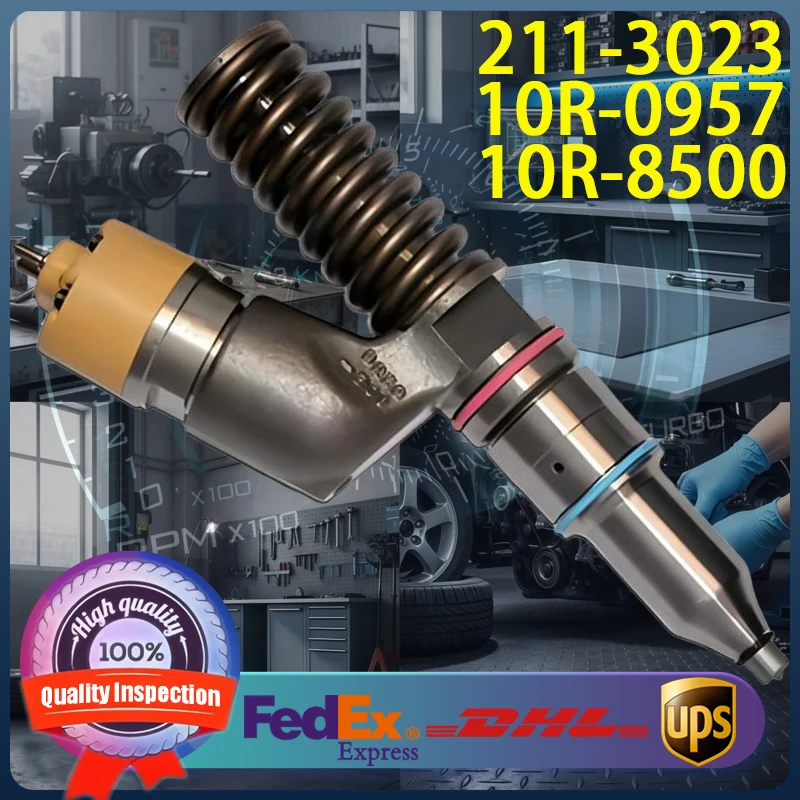 211-3023 High Quality Diesel Fuel Injector 10R-0957 10R-8500 for Caterpillar CAT C15 C16 3406E Diesel Engine
211-3023 High Quality Diesel Fuel Injector 10R-0957 10R-8500 for Caterpillar CAT C15 C16 3406E Diesel Engine