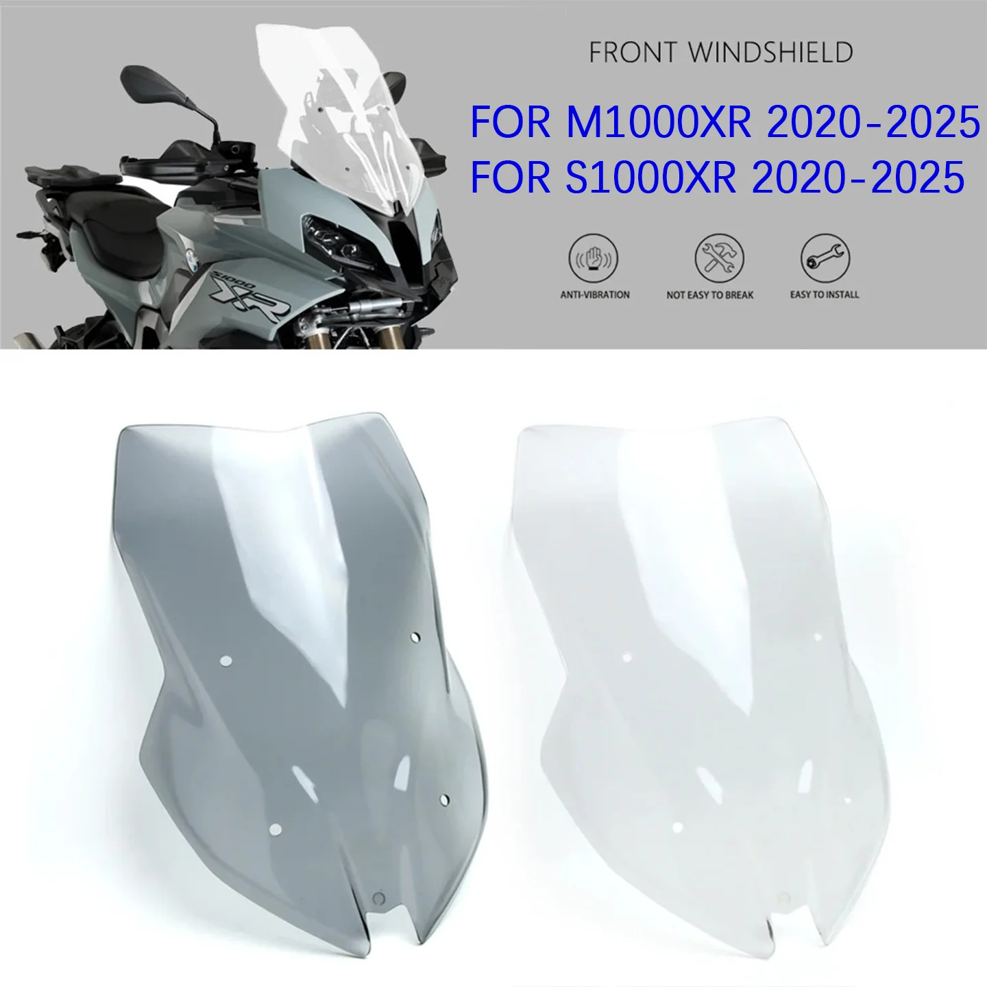 For BMW M 1000 XR S1000 XR Wind Shield Screen Protector Parts S 1000XR M1000 XR 2020-2025 M1000XR S1000XR Windscreen Windshield
For BMW M 1000 XR S1000 XR Wind Shield Screen Protector Parts S 1000XR M1000 XR 2020-2025 M1000XR S1000XR Windscreen Windshield