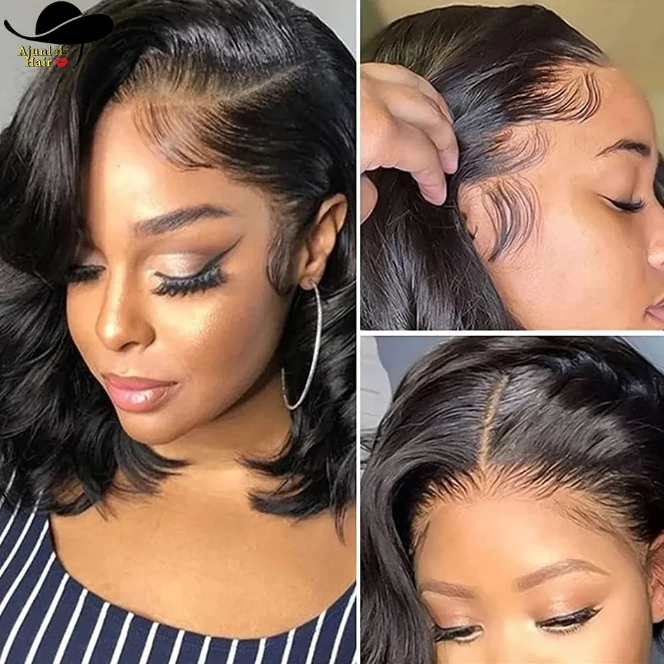 Indian Hair Body Wave Bob Wig 13x4 Transparent Lace Front 100% Human Hair Wig 4x4 Lace Closure Short Bob Wig For Black Women
Indian Hair Body Wave Bob Wig 13x4 Transparent Lace Front 100% Human Hair Wig 4x4 Lace Closure Short Bob Wig For Black Women