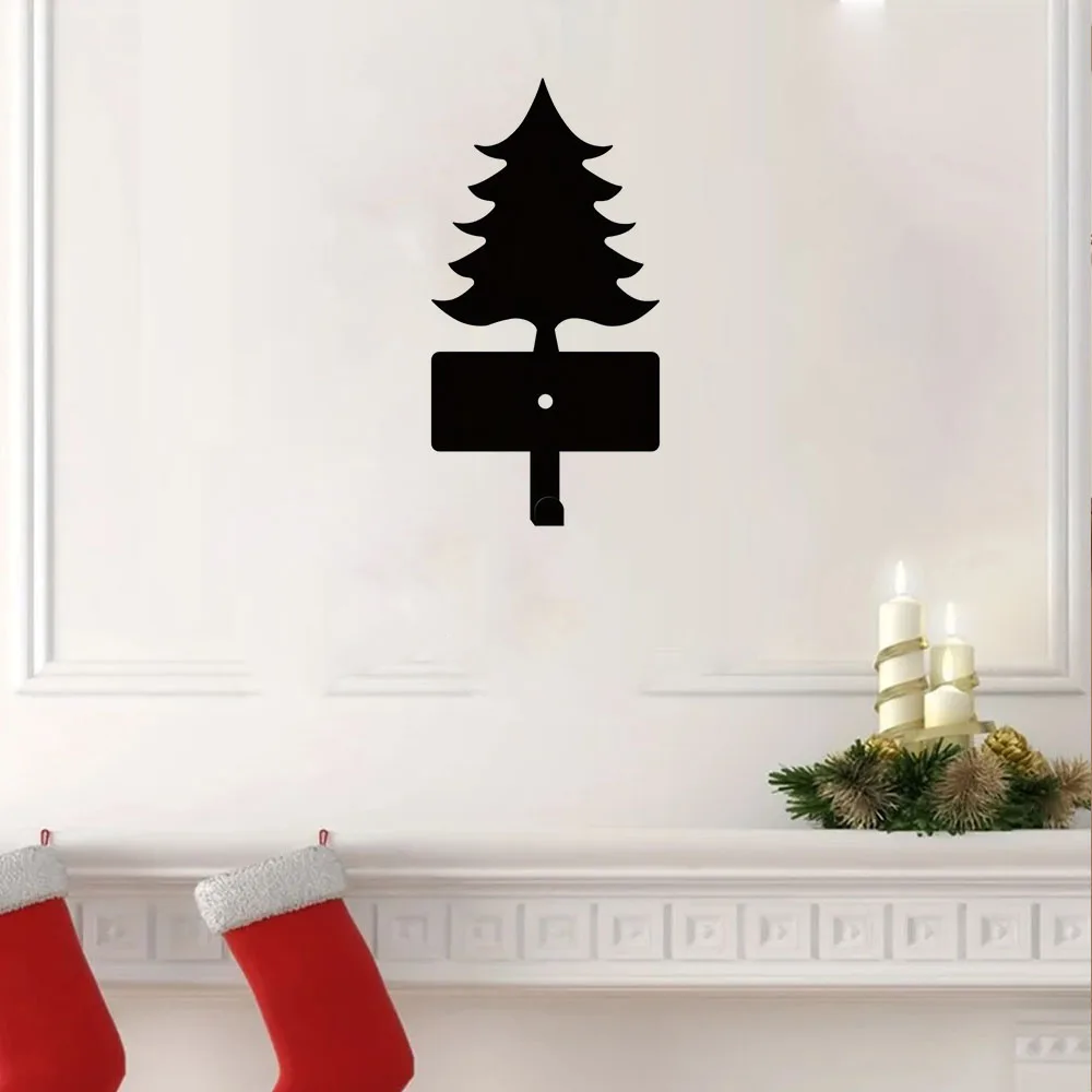 Christmas Tree Metal Key Holder Hook - Wall-Mounted Iron Hanger. Ideal for Towel Hooks and Festive Scene Decoration in Bathroom
Christmas Tree Metal Key Holder Hook - Wall-Mounted Iron Hanger. Ideal for Towel Hooks and Festive Scene Decoration in Bathroom