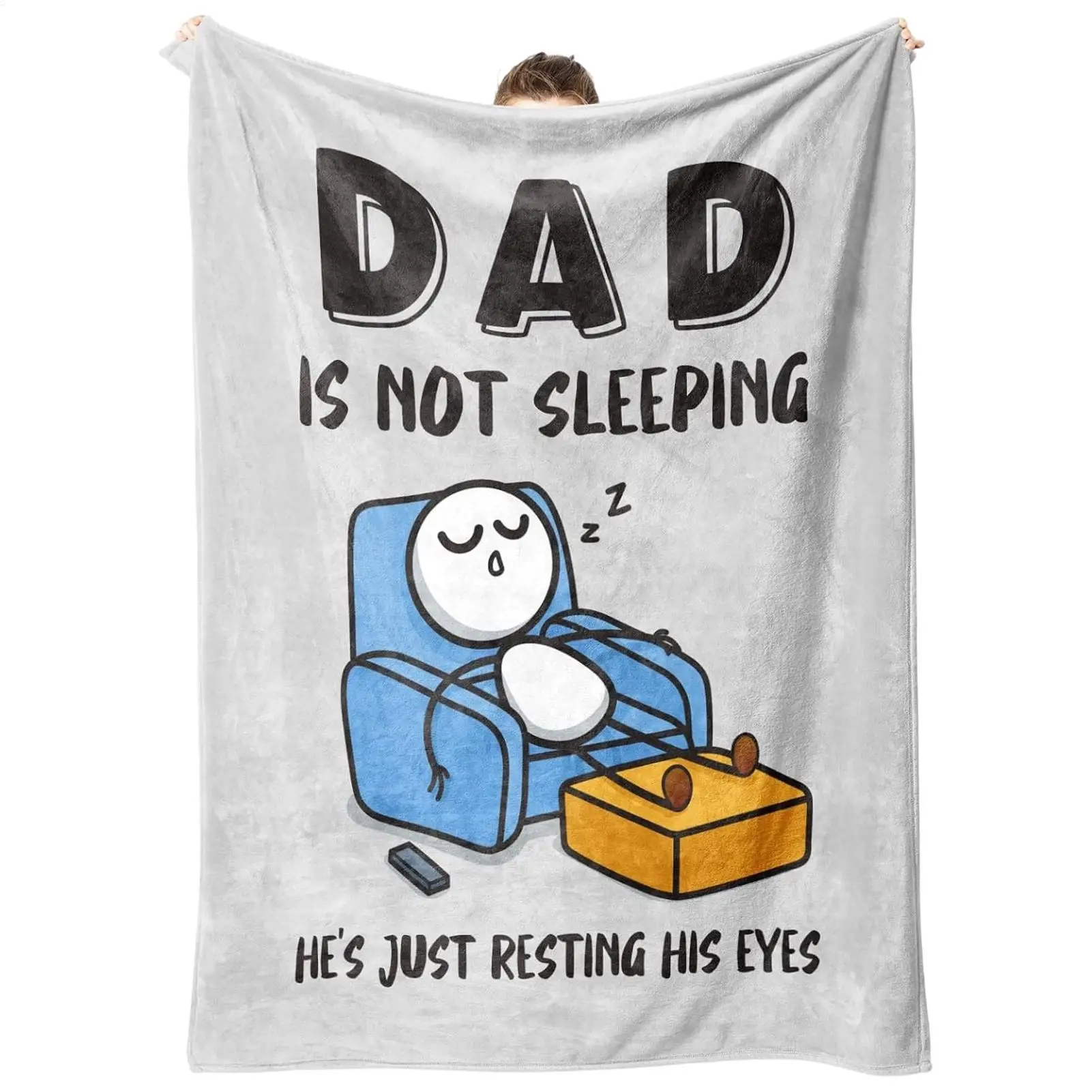 Blanket Funny Dad Is Not Sleeping Sofa Throws Father's Day Blanket For Men Husbands Grandpa Birthday Holiday Thanksgiving Home
Blanket Funny Dad Is Not Sleeping Sofa Throws Father's Day Blanket For Men Husbands Grandpa Birthday Holiday Thanksgiving Home