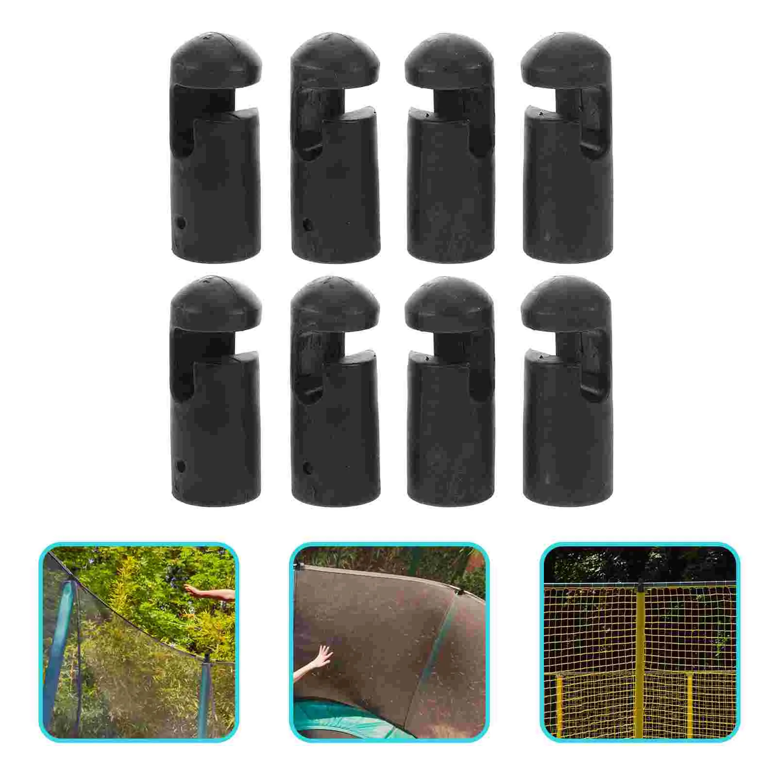 8 Pcs Trampoline Pole Covers Replacement Parts Plastic Tube Caps for Enclosure Poles Black Small Bounce Accessories
8 Pcs Trampoline Pole Covers Replacement Parts Plastic Tube Caps for Enclosure Poles Black Small Bounce Accessories