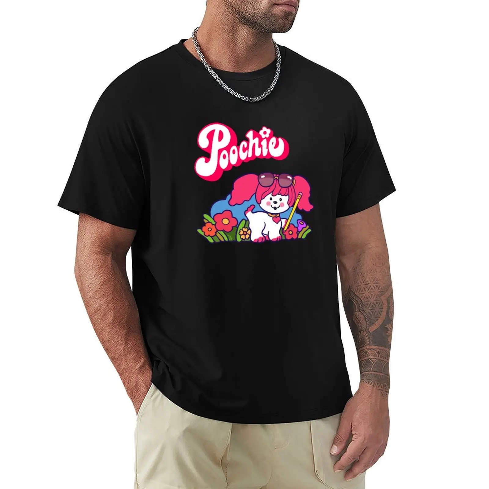 Poochie and Pencil - Retro 80s Pink Dog T-Shirt designer shirts blanks topping quick drying Short sleeve tee men
Poochie and Pencil - Retro 80s Pink Dog T-Shirt designer shirts blanks topping quick drying Short sleeve tee men