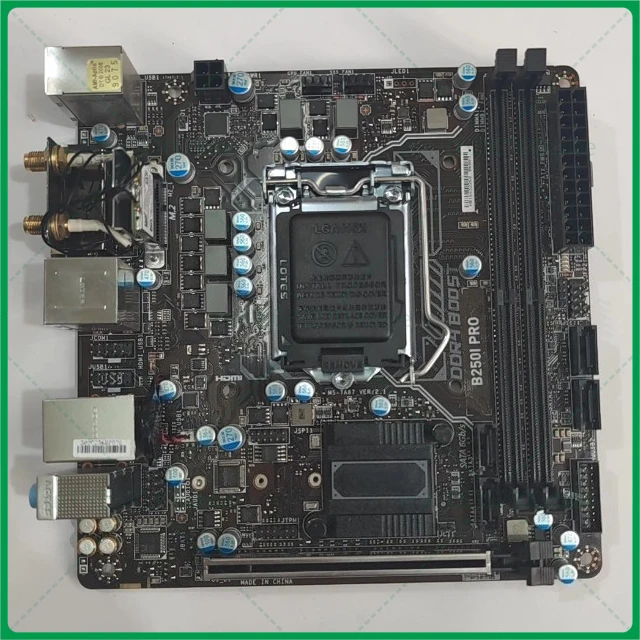 Used For MSI B250I PRO ITX main board supports 6-9th generation CPU with wireless network interface card
Used For MSI B250I PRO ITX main board supports 6-9th generation CPU with wireless network interface card