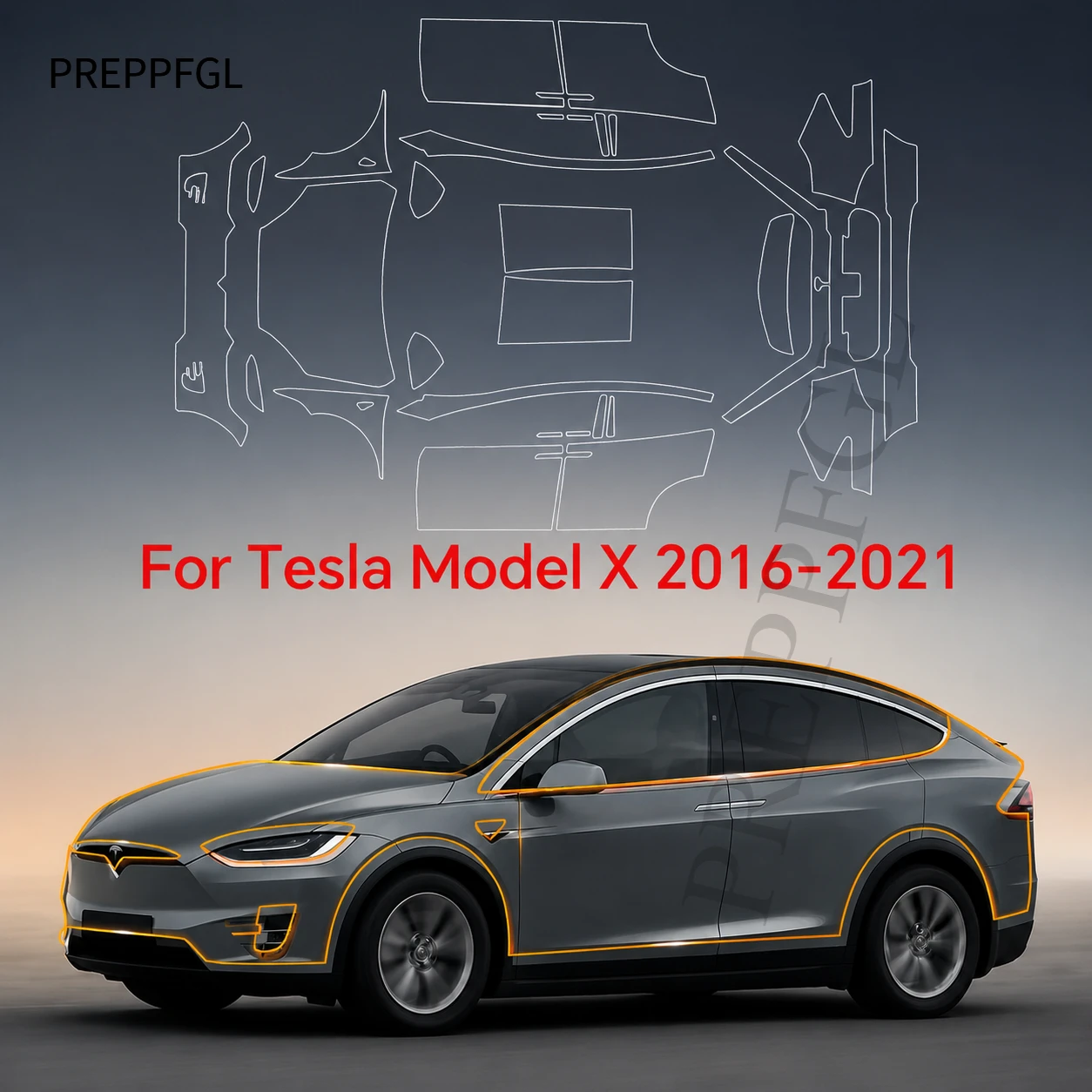 For Tesla Model X 2016-2021 Precut PPF TPU Scratch Resistant Paint Protection Film Clear Cover Self-adhesive Sticker Resistant
For Tesla Model X 2016-2021 Precut PPF TPU Scratch Resistant Paint Protection Film Clear Cover Self-adhesive Sticker Resistant
