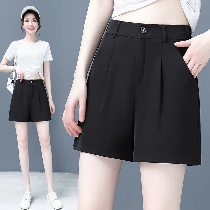 Summer Viscose Filament Straight Suits Pant Women‘s Wide Leg Casual Holiday High Waist Solid Color Female Loose Pants C72
Summer Viscose Filament Straight Suits Pant Women‘s Wide Leg Casual Holiday High Waist Solid Color Female Loose Pants C72