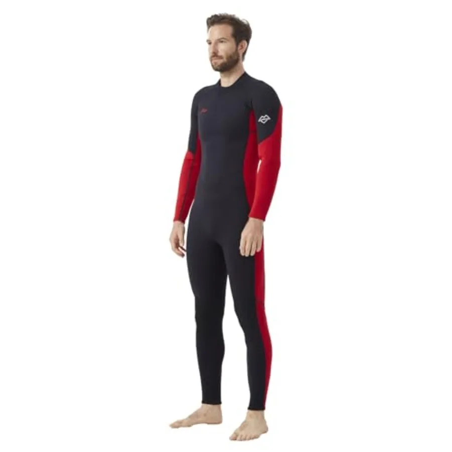 Men's cold water surfing swimming diving wetsuit: 3/2mm neoprene black front zip thermal insulation and flexibility
Men's cold water surfing swimming diving wetsuit: 3/2mm neoprene black front zip thermal insulation and flexibility