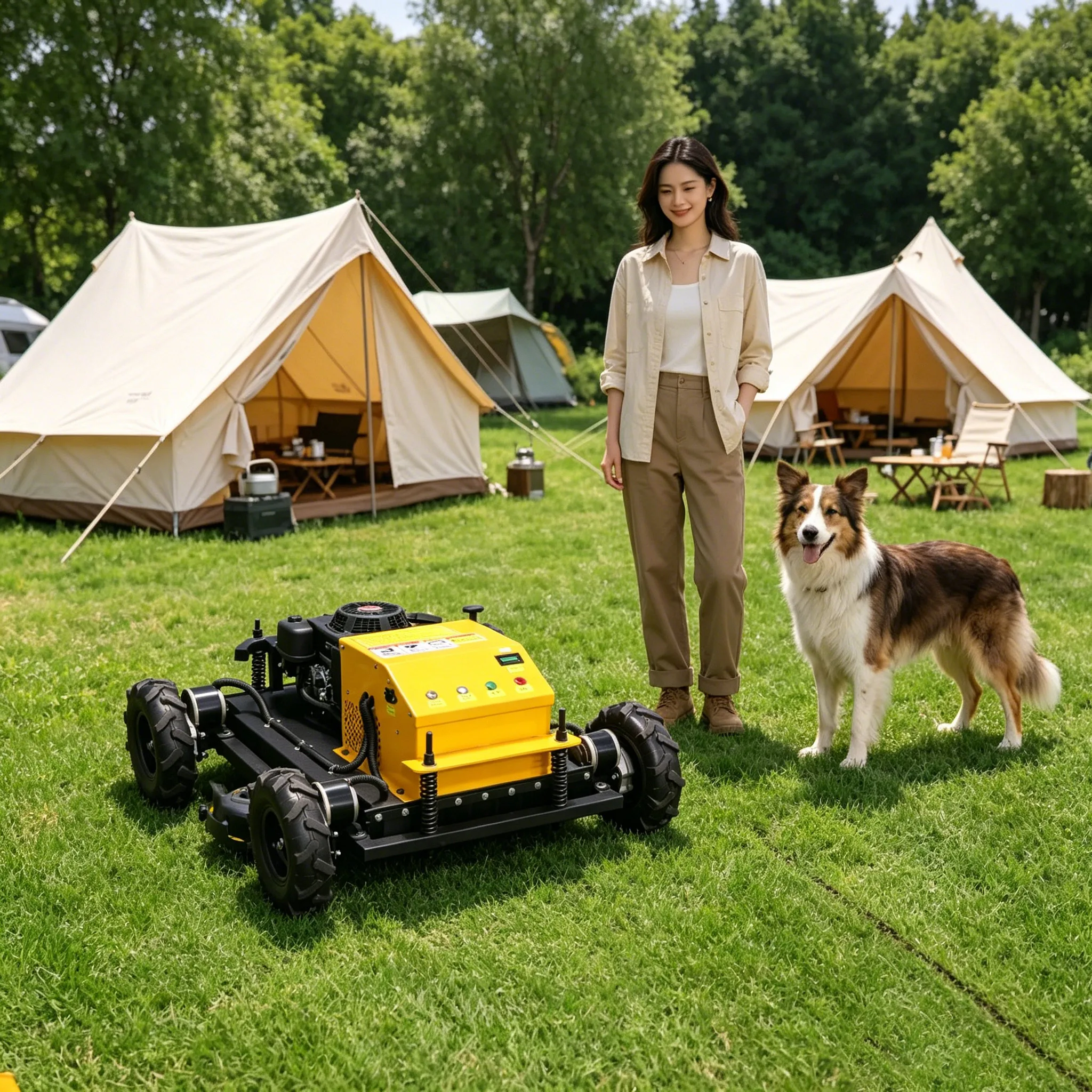 Customized tracked lawn mowers; remote-controlled hillside lawn mowers; remote-controlled robotic lawn mowers
Customized tracked lawn mowers; remote-controlled hillside lawn mowers; remote-controlled robotic lawn mowers