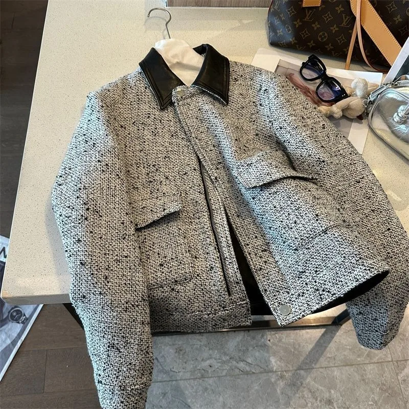 New Autumn Winter Short Tweed Coat Women Long Sleeve Small Fragrance Jacket Korean Casual Jackets Female Overcoat Outerwear
New Autumn Winter Short Tweed Coat Women Long Sleeve Small Fragrance Jacket Korean Casual Jackets Female Overcoat Outerwear