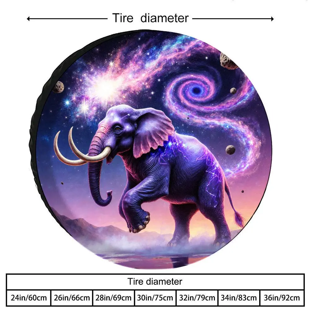 Чехол для запасного колеса «Космическая галактика» с изображением слона, полиэстер, для внедорожников, седанов, грузовиков
Чехол для запасного колеса «Космическая галактика» с изображением слона, полиэстер, для внедорожников, седанов, грузовиков