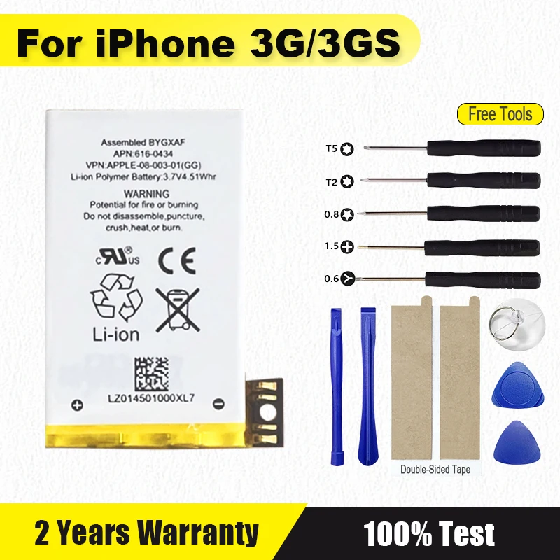 Bateria Rechargeable High Quality Mobile Phone Batteries For Apple IPhone 3GS 3G 616-0434 Brand-New Smartphone Battery
Bateria Rechargeable High Quality Mobile Phone Batteries For Apple IPhone 3GS 3G 616-0434 Brand-New Smartphone Battery