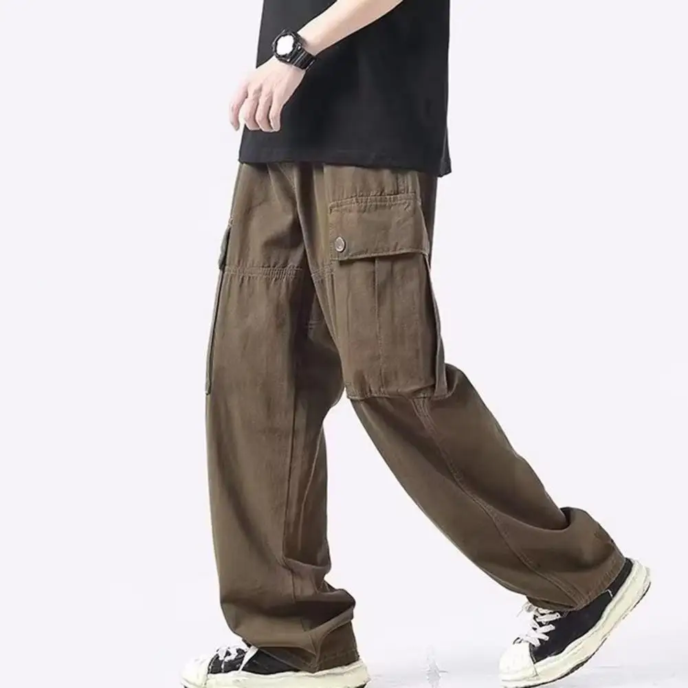 Work Trousers Men's Mid Waist Cargo Pants with Multiple Pockets Loose Fit Straight Leg Sport Trousers for Daily Wear for Men
Work Trousers Men's Mid Waist Cargo Pants with Multiple Pockets Loose Fit Straight Leg Sport Trousers for Daily Wear for Men