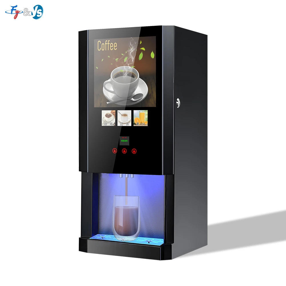 Factory Custom Fully Automatic Compatibility Household Commercial Coffee Dispenser Mixing Instant Coffee Vending Machine
Factory Custom Fully Automatic Compatibility Household Commercial Coffee Dispenser Mixing Instant Coffee Vending Machine