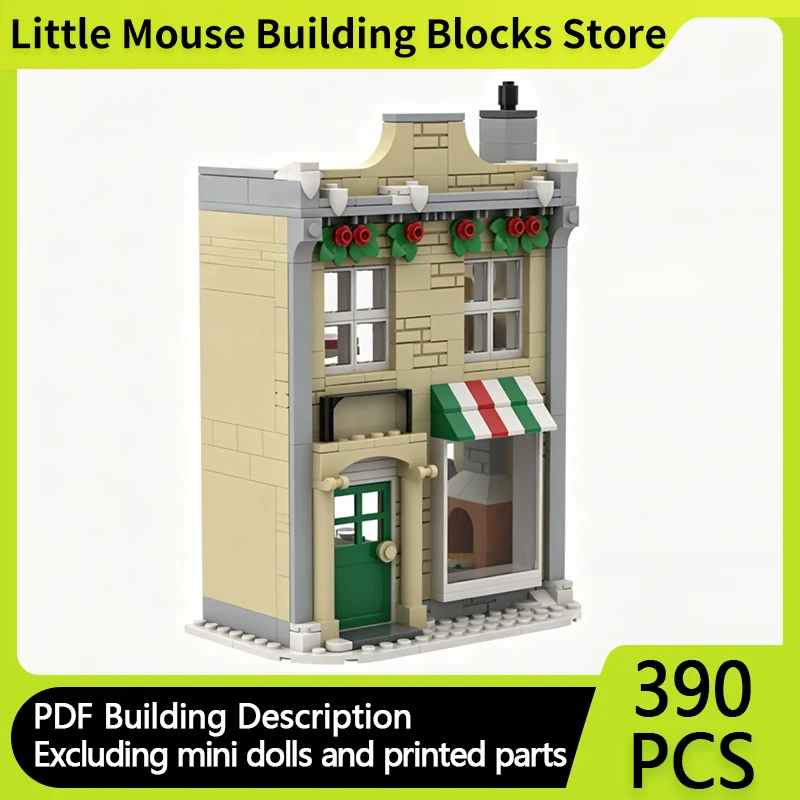 City Street View Model MOC Building Bricks Winter Pizzeria Modular Technology Gifts Holiday Assemble Children Toys Suit
City Street View Model MOC Building Bricks Winter Pizzeria Modular Technology Gifts Holiday Assemble Children Toys Suit
