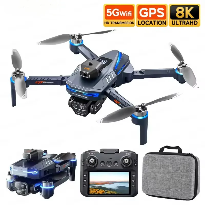 2026 NEW GT8 Drone 8K HD Camera FPV Quadcopter with Screen Remote Control 5G WIFI Aerial Photography Brushless Motor RC Dron Toy
2026 NEW GT8 Drone 8K HD Camera FPV Quadcopter with Screen Remote Control 5G WIFI Aerial Photography Brushless Motor RC Dron Toy