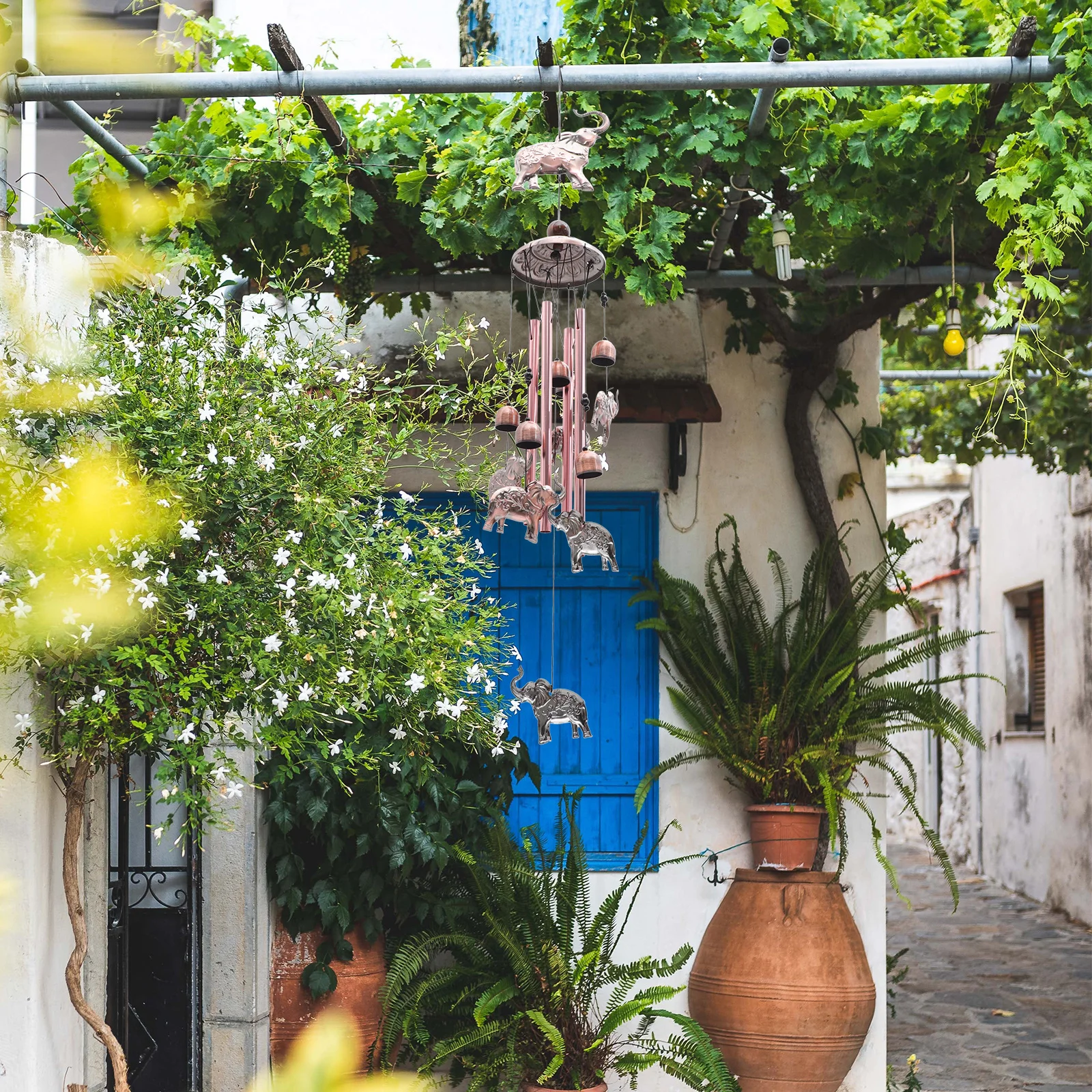 1pc Retro Iron Elephant Wind Chime Hanging Decor For Home Garden Patio Outdoor Indoor Decoration Vintage Pendant
1pc Retro Iron Elephant Wind Chime Hanging Decor For Home Garden Patio Outdoor Indoor Decoration Vintage Pendant