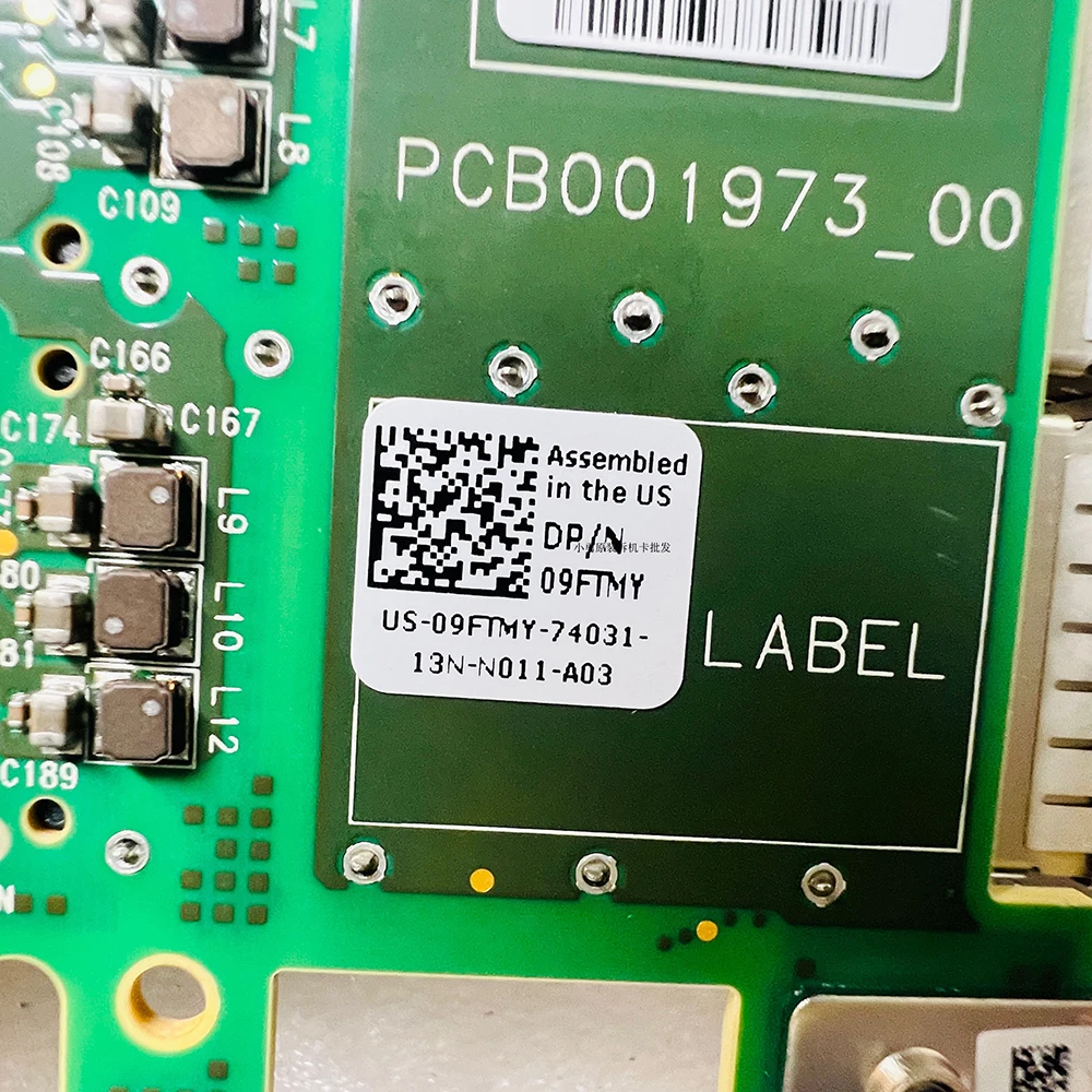 For Mellanox ConnectX-5 100G Dual Port 10G Fiber Optic Network Card MCX516A 09FTMY
For Mellanox ConnectX-5 100G Dual Port 10G Fiber Optic Network Card MCX516A 09FTMY