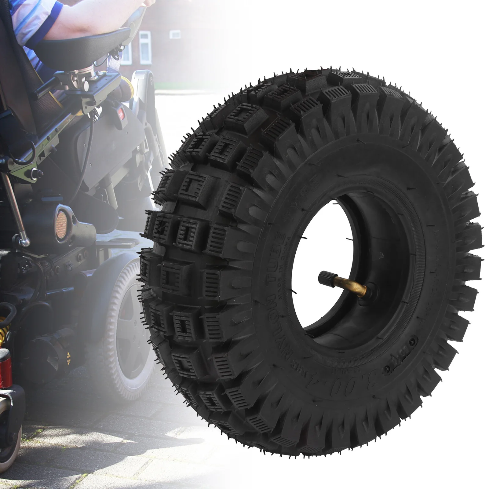 3.00‑4 Electric Scooter Tire Inner Tube for 3‑Wheeled Elderly Mobility Scooter 3.00‑4 Tire Scooter Tire and Inner Tube Set
3.00‑4 Electric Scooter Tire Inner Tube for 3‑Wheeled Elderly Mobility Scooter 3.00‑4 Tire Scooter Tire and Inner Tube Set