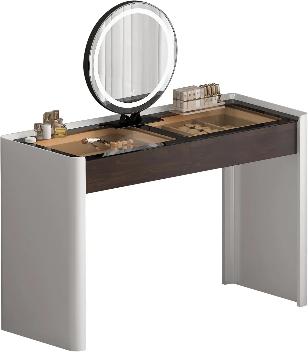 Gaming Desk with Drawers, Tempered Explosion-Proof Glass Top – Home Office Desk for Bedroom, Wooden Kids' Writing Table
Gaming Desk with Drawers, Tempered Explosion-Proof Glass Top – Home Office Desk for Bedroom, Wooden Kids' Writing Table