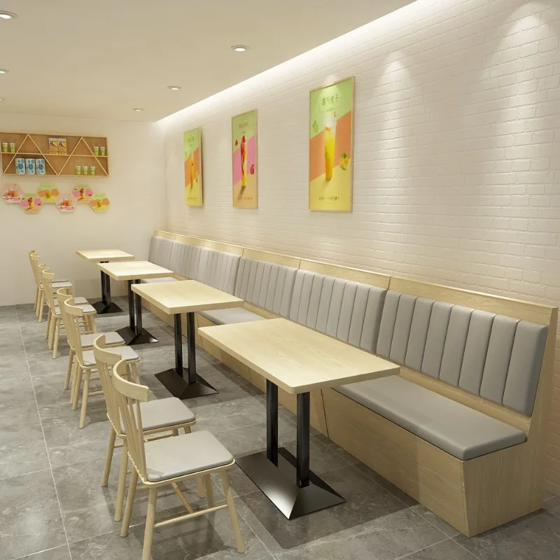 Dining table and chair combination hot pot fast food restaurant solid wood burger fried chicken Japanese food tea house restaura
Dining table and chair combination hot pot fast food restaurant solid wood burger fried chicken Japanese food tea house restaura
