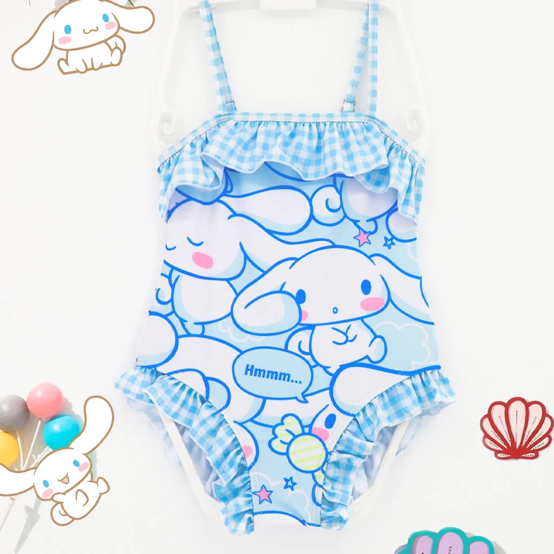 New Cinnamoroll Girl Conjoined Swimsuit Swimwear Kids Girl Cute Swimsuit Sling Ruffle Edge Girls Swimwear Children's Clothing
New Cinnamoroll Girl Conjoined Swimsuit Swimwear Kids Girl Cute Swimsuit Sling Ruffle Edge Girls Swimwear Children's Clothing
