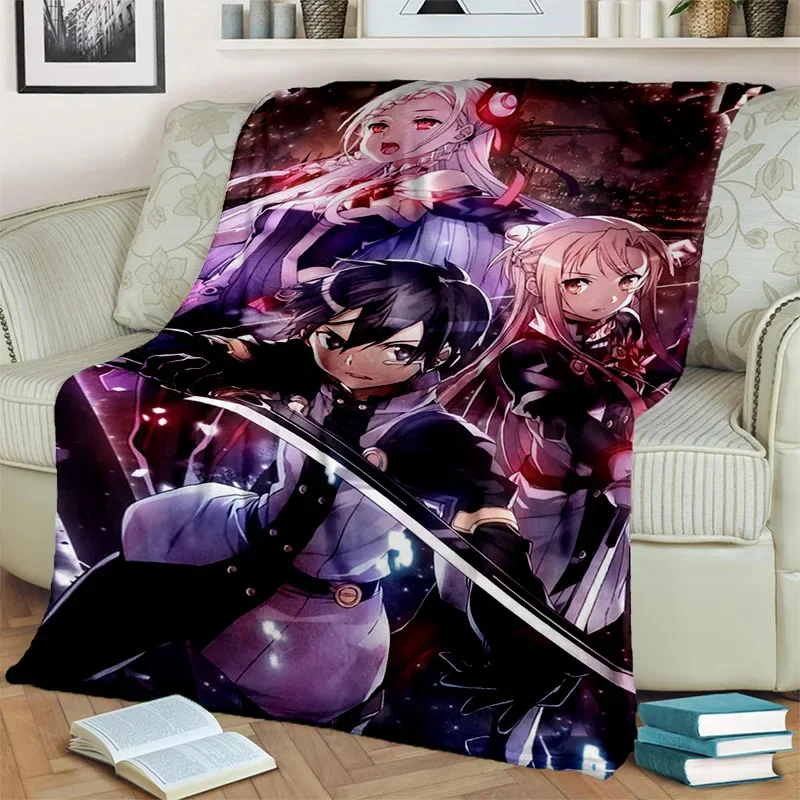 Sword Art Online SAO Novel Cartoon Blanket,Soft Throw Blanket for Home Bedroom Bed Sofa Picnic Travel Office Cover Blanket Kids
Sword Art Online SAO Novel Cartoon Blanket,Soft Throw Blanket for Home Bedroom Bed Sofa Picnic Travel Office Cover Blanket Kids