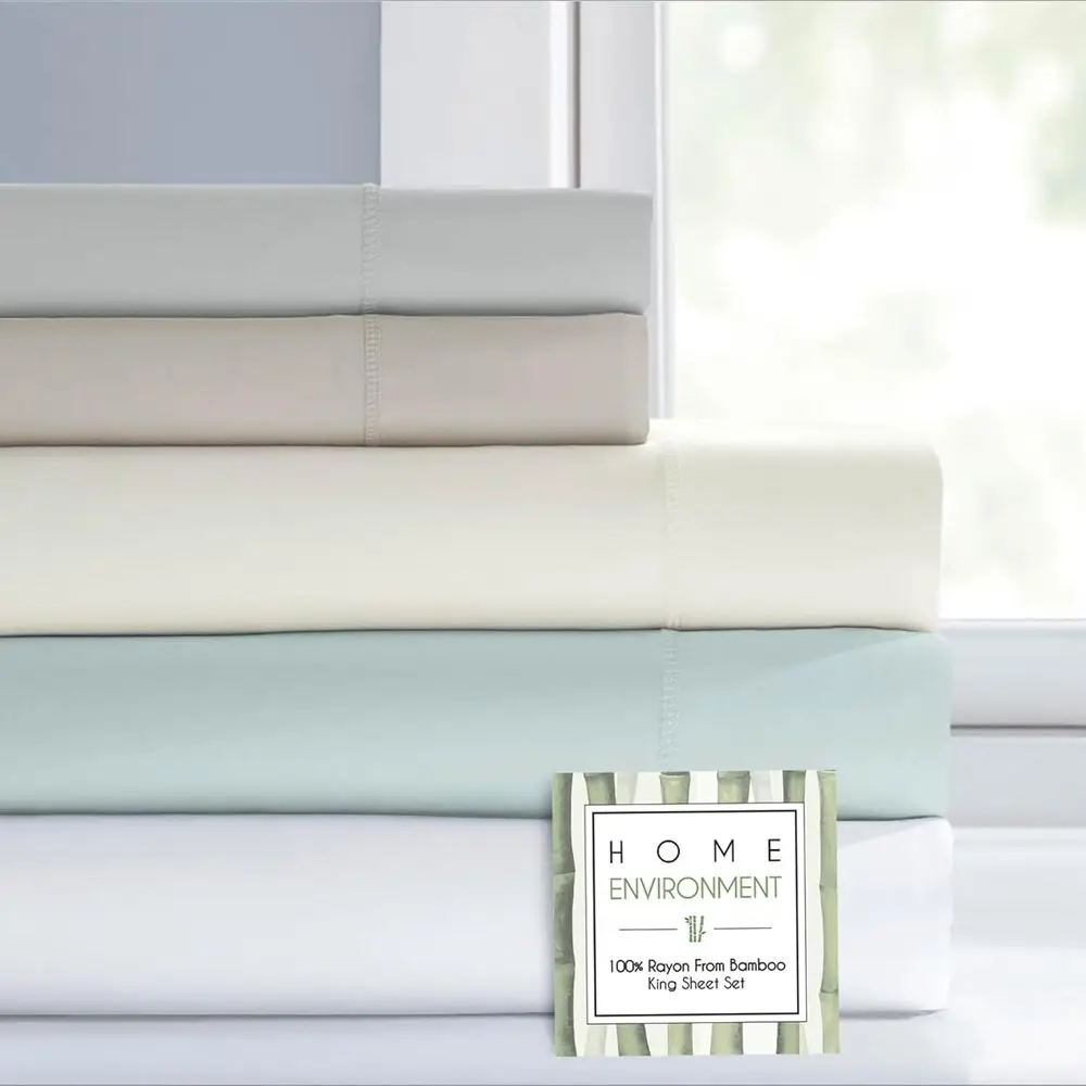 Luxurious Bamboo Rayon Queen Sheet Set, Strong and Soft Linen Bedding
Luxurious Bamboo Rayon Queen Sheet Set, Strong and Soft Linen Bedding