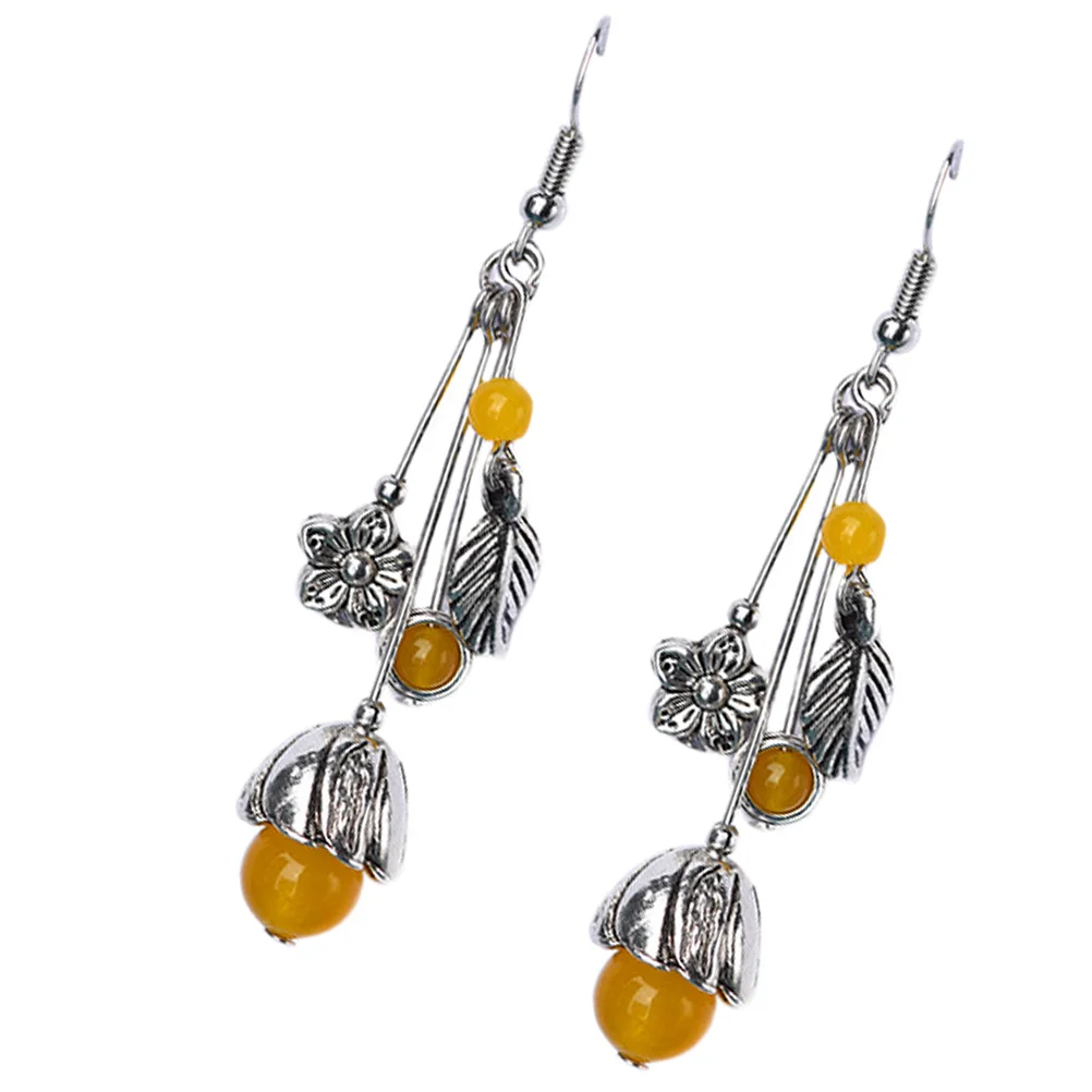 Ethnic Style Earrings Simple Elegant Drop Ear Decor Women Tassel Pendant for Party Festival Safe Material Skin Friendly 
Ethnic Style Earrings Simple Elegant Drop Ear Decor Women Tassel Pendant for Party Festival Safe Material Skin Friendly