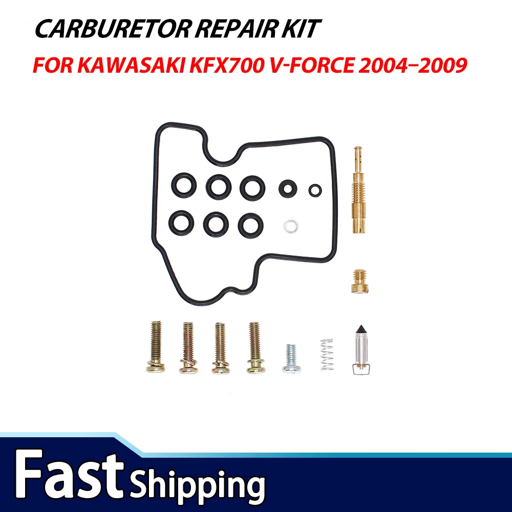 Carburetor Rebuild Repair Kit For Kawasaki KFX700 V-Force 2004–2009 Motorcycle Carb Repair Kit
Carburetor Rebuild Repair Kit For Kawasaki KFX700 V-Force 2004–2009 Motorcycle Carb Repair Kit