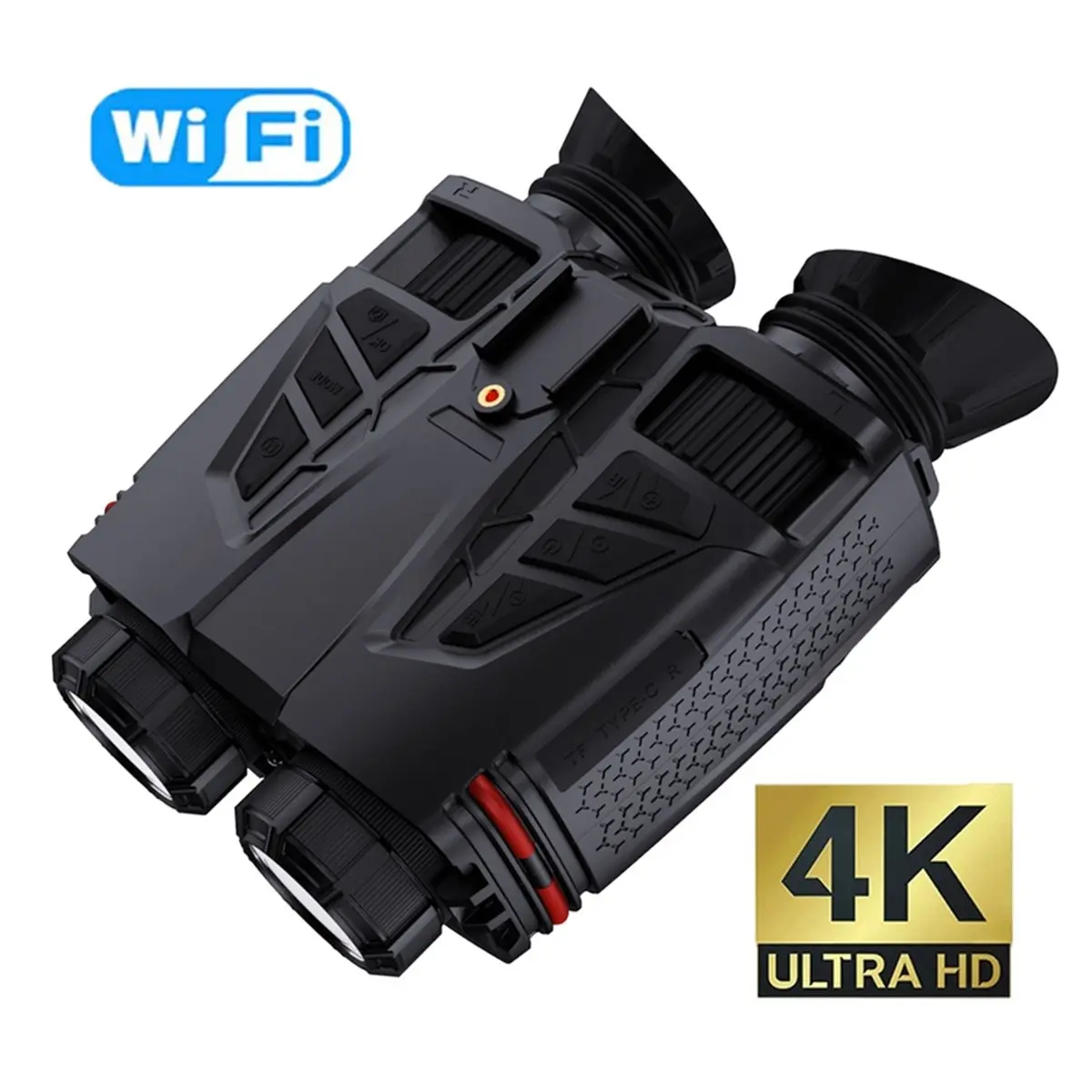 A72U NVC800 Head-Mounted WIFI Digital Telescope Camera 4K UHD Infrared Night Vision Binoculars with 16X Zoom 48MP B
A72U NVC800 Head-Mounted WIFI Digital Telescope Camera 4K UHD Infrared Night Vision Binoculars with 16X Zoom 48MP B
