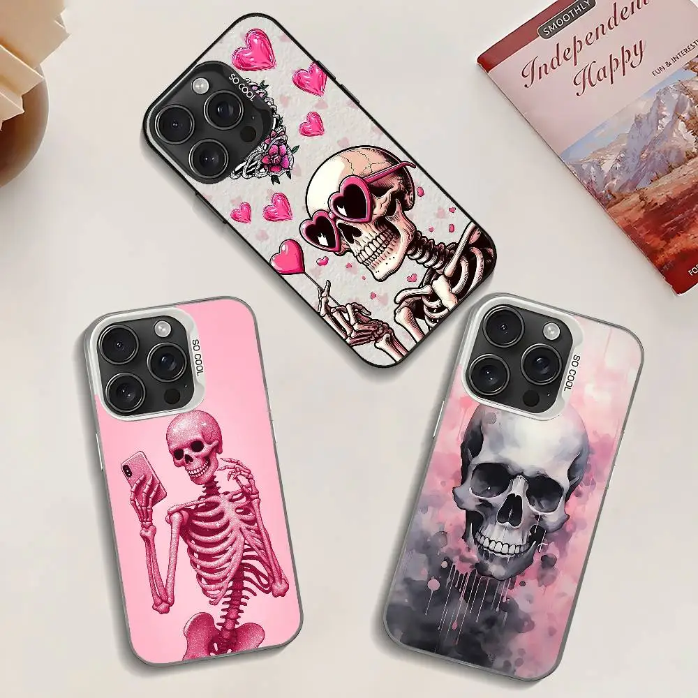 Pink Purple Skull Feather Gauze Phone Case Silver Shockproof Protective Back Cover For IPhone 16/15/14/13/12/11 Pro Max Plus
Pink Purple Skull Feather Gauze Phone Case Silver Shockproof Protective Back Cover For IPhone 16/15/14/13/12/11 Pro Max Plus