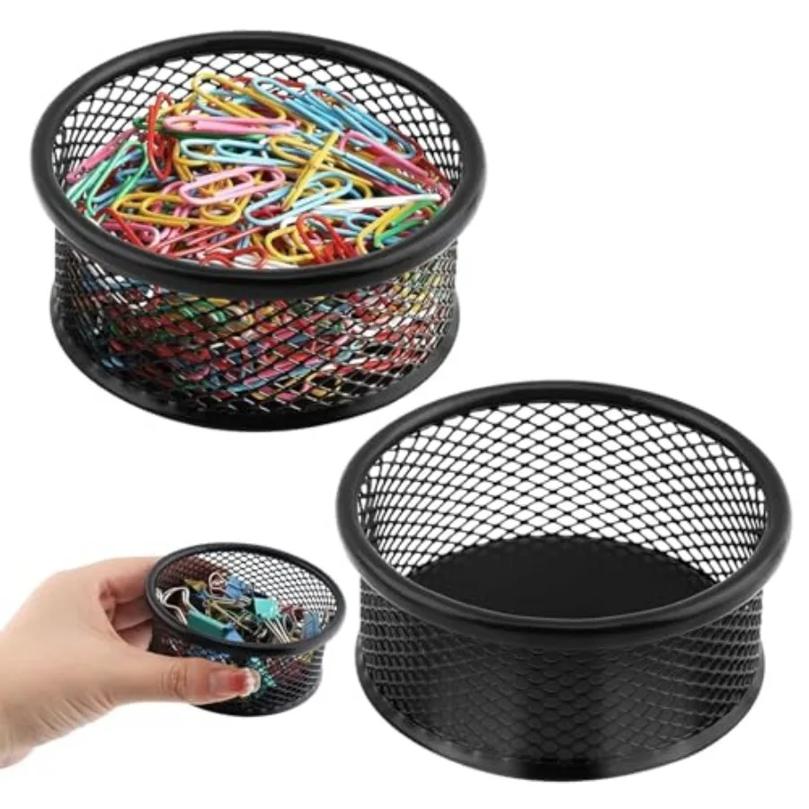 2PCS Mesh Paper Clip Holder, Stackable PaperClip Organizer for Desk, Mesh Paperclip Dispenser Organizer with Non-Slip EVA Pad,
2PCS Mesh Paper Clip Holder, Stackable PaperClip Organizer for Desk, Mesh Paperclip Dispenser Organizer with Non-Slip EVA Pad,