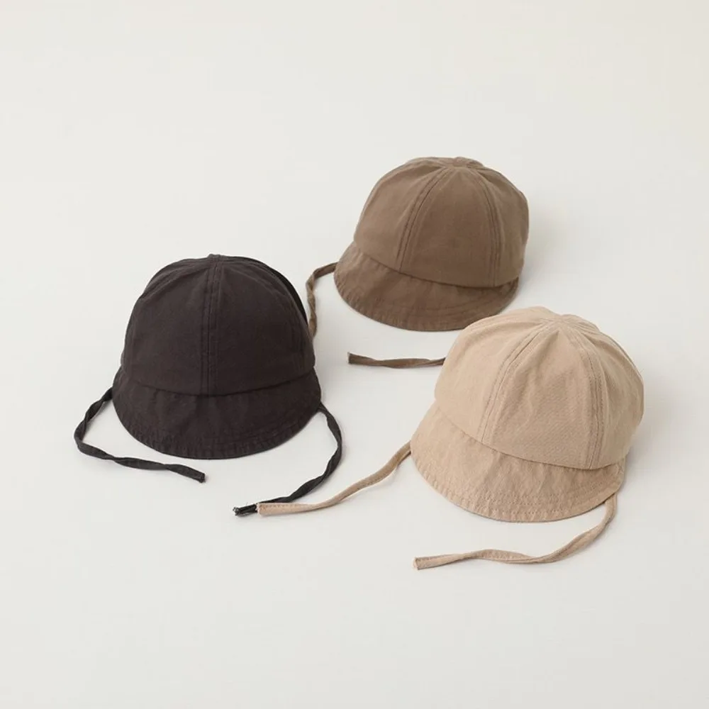 Solid Color Sun Hat Korean Adjustable Drawstring Baseball Cap Lace-up Infant Hat Baby
Solid Color Sun Hat Korean Adjustable Drawstring Baseball Cap Lace-up Infant Hat Baby