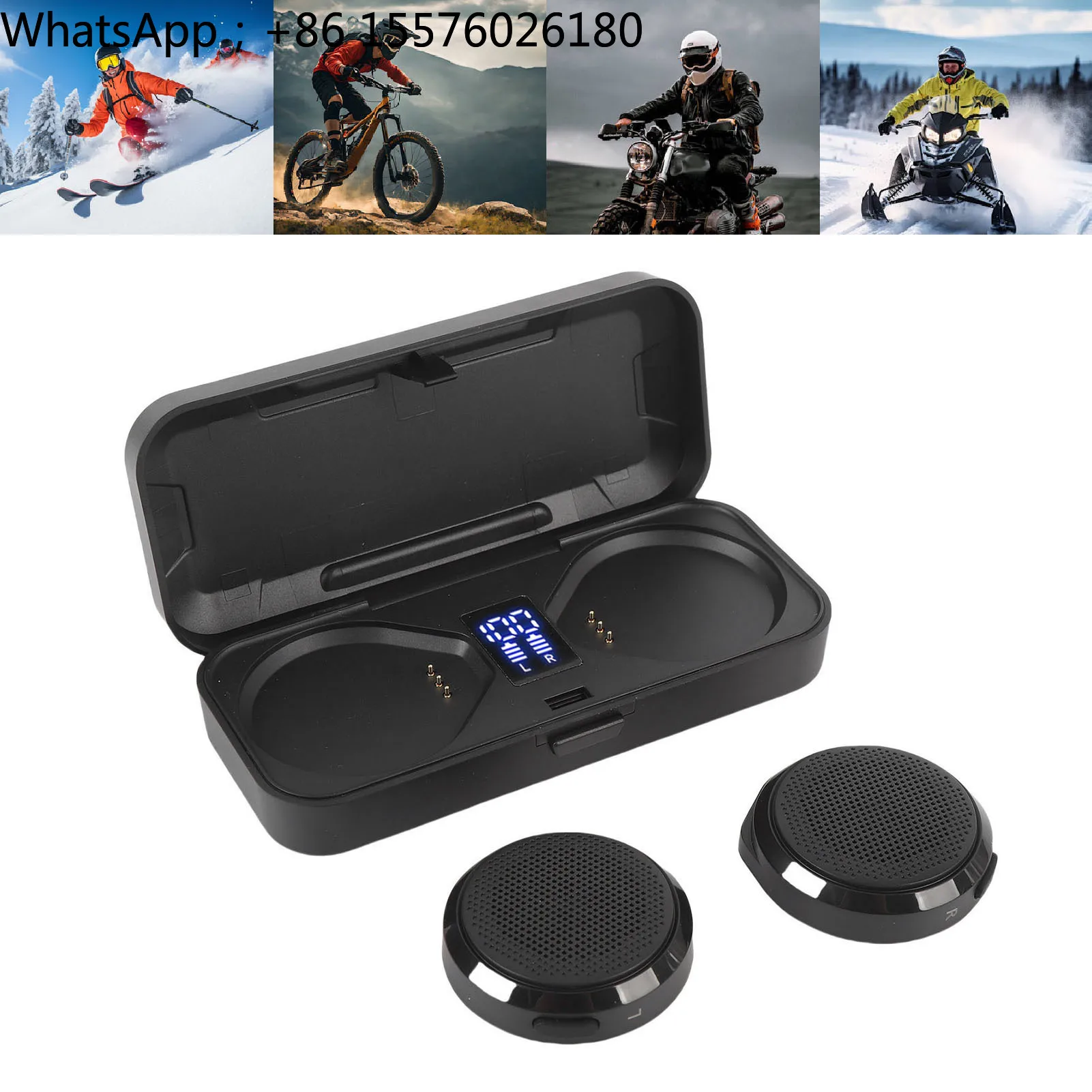 Motorcycle Helmet Speakers HiFi Sound Motorcycle Bluetooth Headset 50 Hours Battery Life for Outdoor Sports Skiing Climbing
Motorcycle Helmet Speakers HiFi Sound Motorcycle Bluetooth Headset 50 Hours Battery Life for Outdoor Sports Skiing Climbing