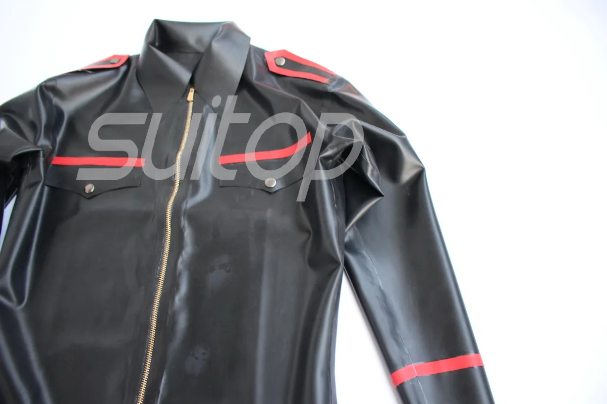 latex uniform style rubber military dress
latex uniform style rubber military dress