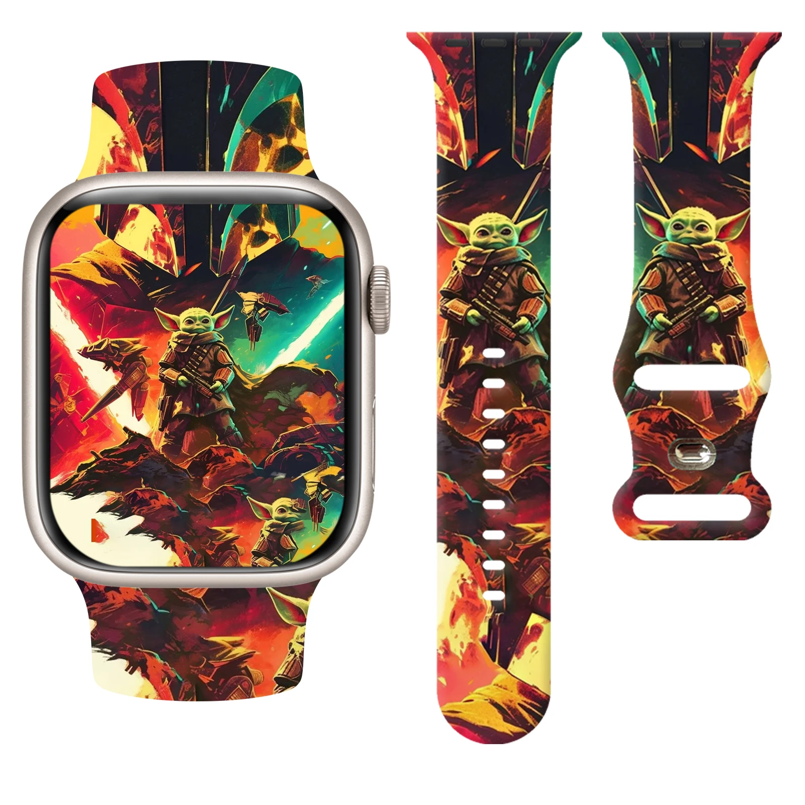 Disney Yoda Baby Series Strap for Apple Watch 11 10 9 8 7 SE Silicone Band Replaceable Watchband for iWatch 46mm 44mm 42mm 41mm
Disney Yoda Baby Series Strap for Apple Watch 11 10 9 8 7 SE Silicone Band Replaceable Watchband for iWatch 46mm 44mm 42mm 41mm