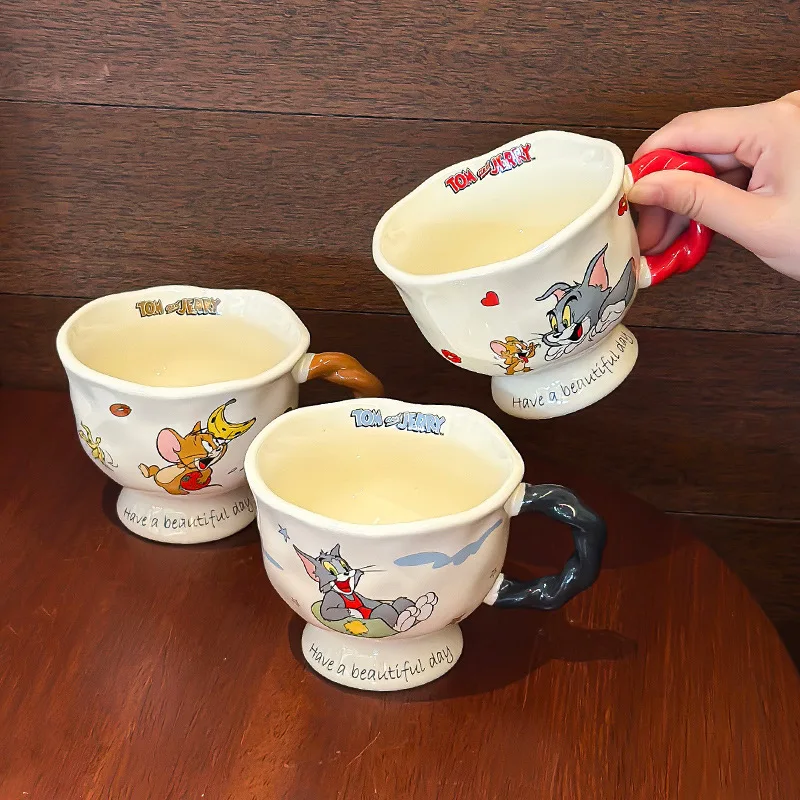 Tom and Jerry New Cup Design Ceramic Mug Couple's Water Cup Office Valentine's Day Gift Coffee Cup
Tom and Jerry New Cup Design Ceramic Mug Couple's Water Cup Office Valentine's Day Gift Coffee Cup