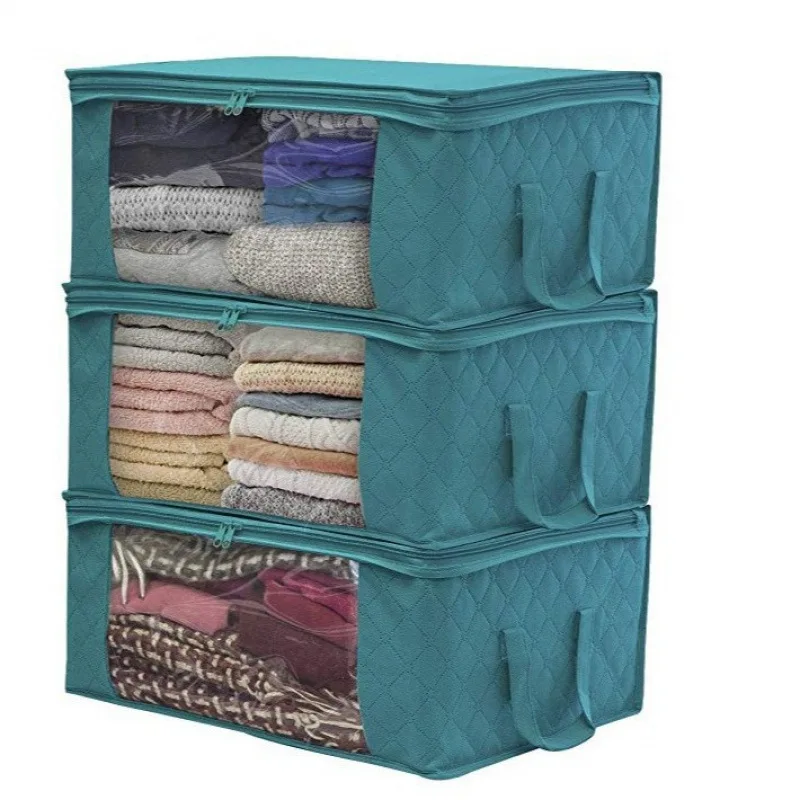Large Capacity Foldable Quilt Storage Box Household Wardrobe Clothes Organizer Bag Visible Dustproof Quilt Zipper Container
Large Capacity Foldable Quilt Storage Box Household Wardrobe Clothes Organizer Bag Visible Dustproof Quilt Zipper Container