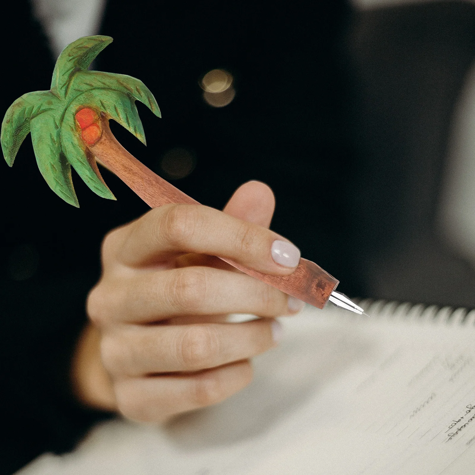 1 шт., деревянная шариковая ручка с кокосовой пальмой, гладкая ручка премиум-класса для письма, винтажные школьные канцелярские принадлежности, деревянная ручка для офиса, колледжа
1 шт., деревянная шариковая ручка с кокосовой пальмой, гладкая ручка премиум-класса для письма, винтажные школьные канцелярские принадлежности, деревянная ручка для офиса, колледжа