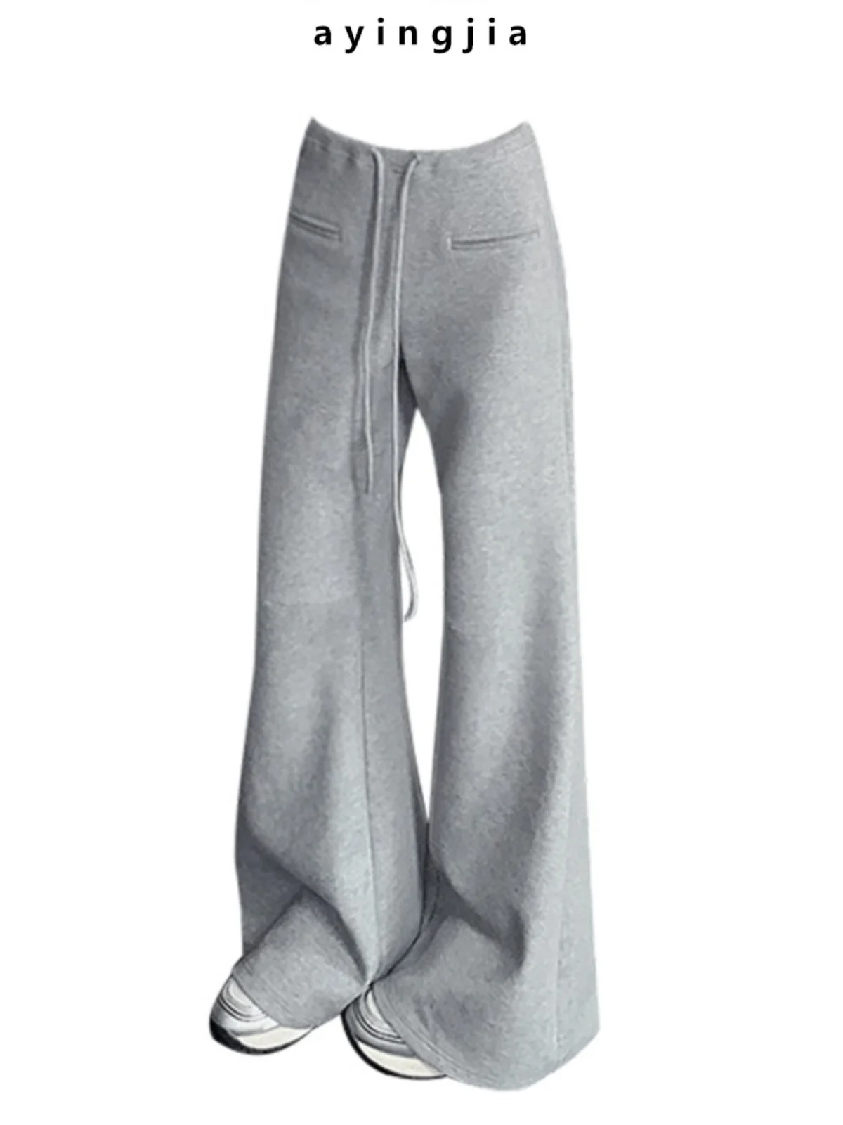 American Retro High Waist Dstring Wide Leg Sport Pants Women Winter Lazy Loose Casual Pants Loose Floor-Length Casual Pants
American Retro High Waist Dstring Wide Leg Sport Pants Women Winter Lazy Loose Casual Pants Loose Floor-Length Casual Pants