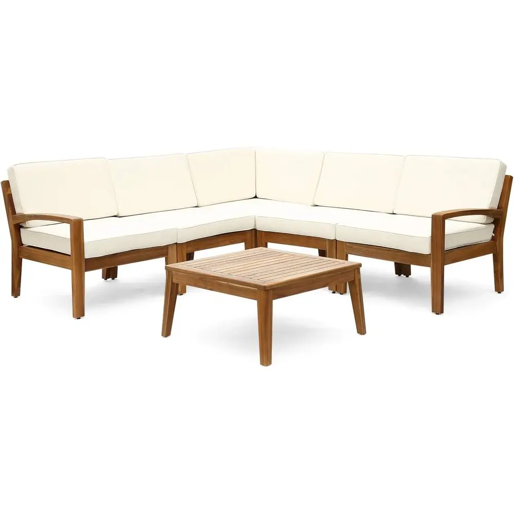 Great Deal urniture Noble House Grenada Outdoor Acacia Wood 5 Seater Sectional Soa Set Teak/Beige
Great Deal urniture Noble House Grenada Outdoor Acacia Wood 5 Seater Sectional Soa Set Teak/Beige