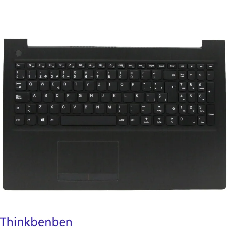 ES Spanish Black Keyboard Upper Case Palmrest Shell Cover For Lenovo Ideapad 510 15 310 15 15IKB 15ISK 15IAP 15ABR 5CB0L35853
ES Spanish Black Keyboard Upper Case Palmrest Shell Cover For Lenovo Ideapad 510 15 310 15 15IKB 15ISK 15IAP 15ABR 5CB0L35853