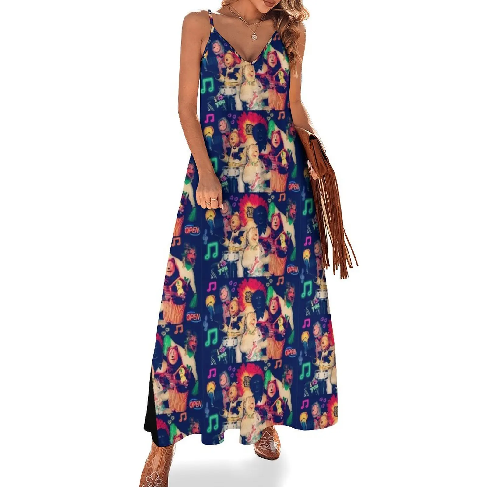 Rock afire explosion! Sleeveless Dress long sleeve dresses dresses for women 2025 dress for women summer
Rock afire explosion! Sleeveless Dress long sleeve dresses dresses for women 2025 dress for women summer